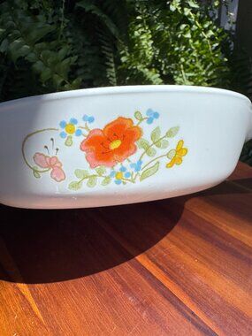 Vintage Corning Ware Wildflower Skillet P-83-B | 6.5" Menuette Pan 1977-1984